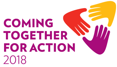 Coming Together for Action 2018 conference logo