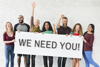 We need you
