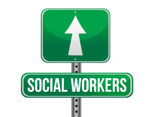 Social workers sign